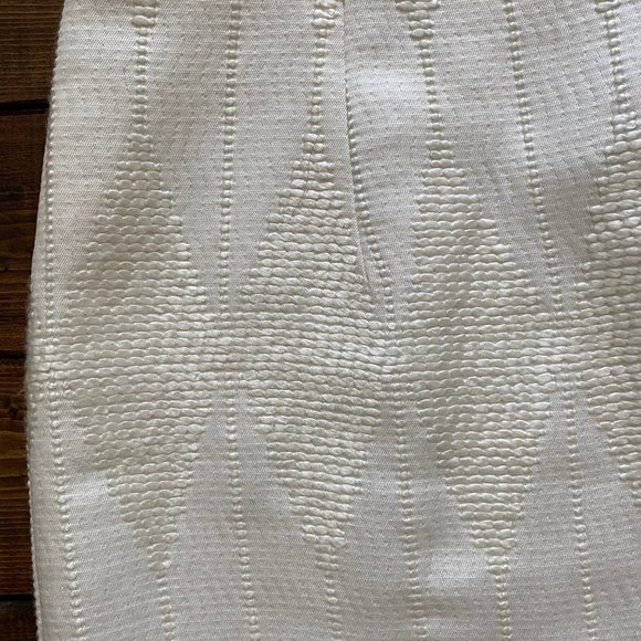 Textured Cream Mini Skirt - Picture 2 of 3